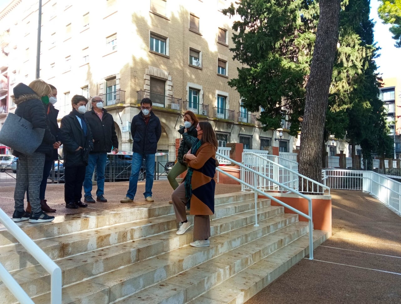 Se estrena el renovado acceso desde la calle San Jorge Se estrena el renovado acceso desde la calle San Jorge