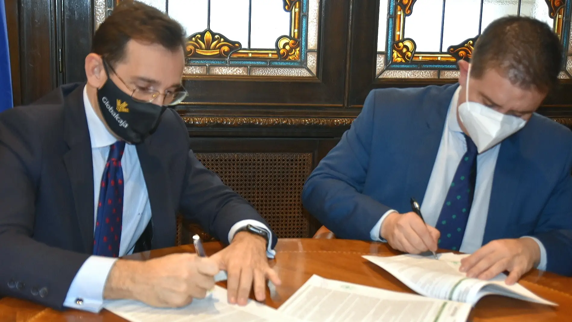 Diputación y Globalcaja firman una operación de crédito de 60 millones de € de liquidez para las Entidades Locales