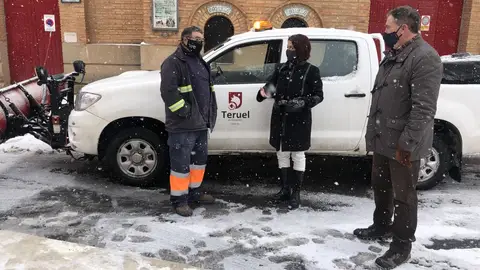 Imagen de archivo del temporal Filomena en Teruel FILOMENA EN TERUEL
