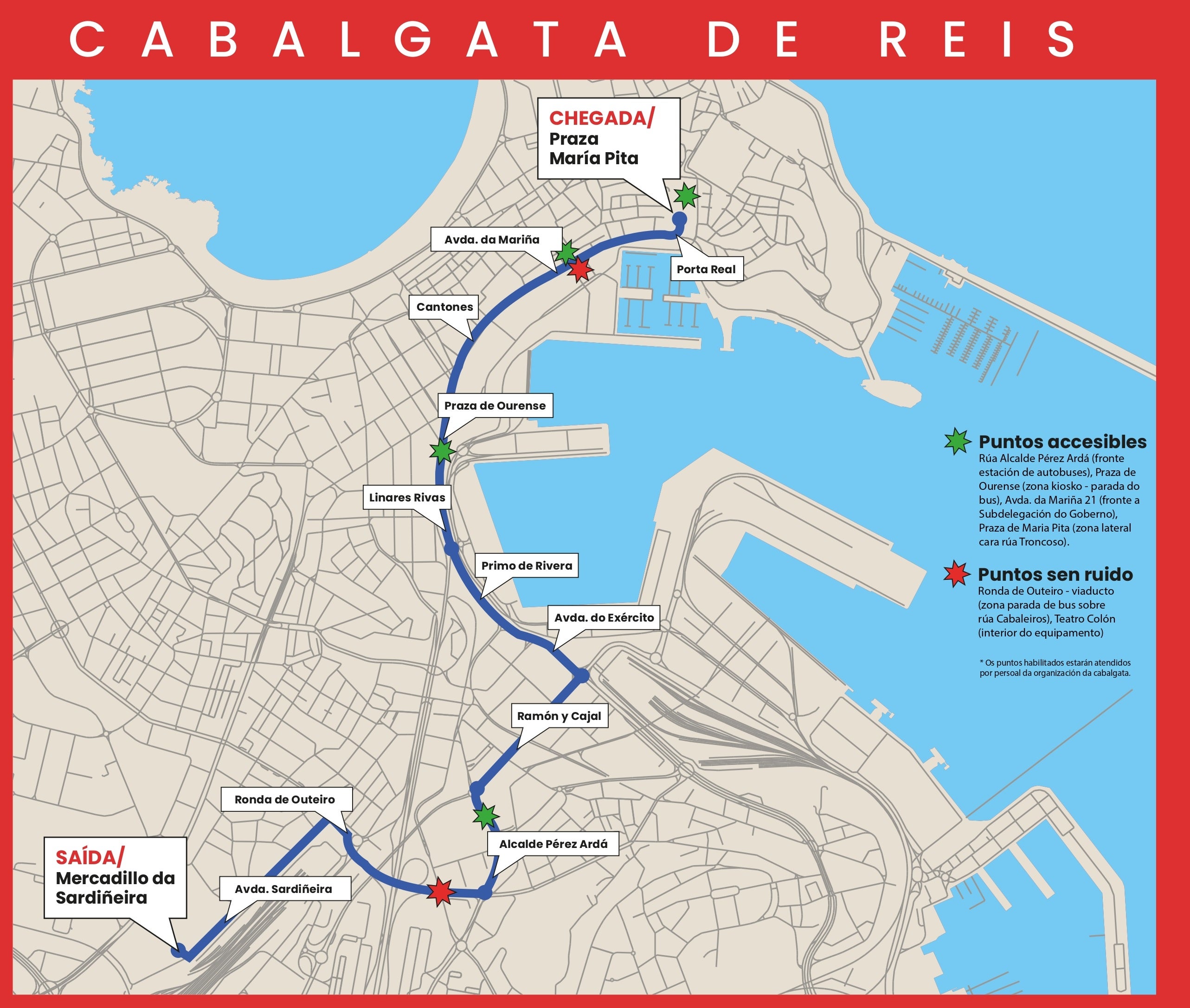 Los Reyes Magos harán recorrido desde el Barrio de los Mallos hasta María Pita Los Reyes Magos harán recorrido desde el Barrio de los Mallos hasta María Pita