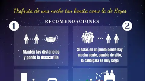 Normas de seguridad para la Cabalgata de Reyes de 2022 Normas de seguridad para la Cabalgata de Reyes de 2022