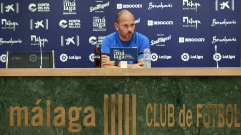 José Alberto López, entrenador del Málaga CF