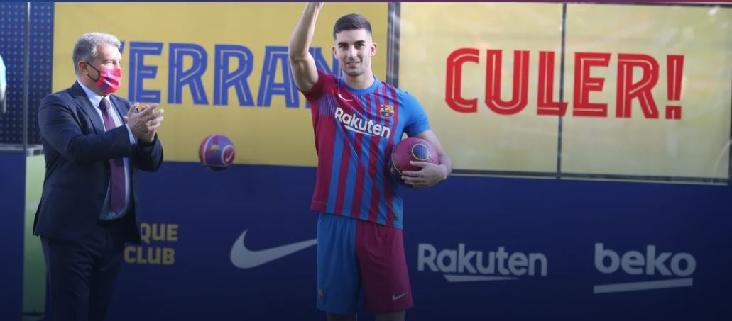 Ferran Torres: "Es un sueño estar aquí" Ferran Torres: "Es un sueño estar aquí"