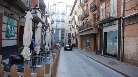 Imagen de archivo de una céntrica calle de Teruel CENTRO TERUEL