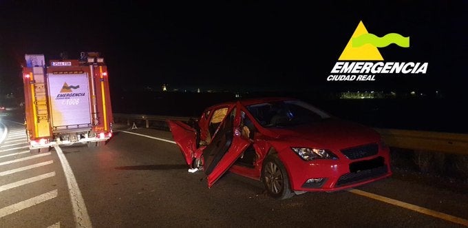 Una colisión de dos vehículos deja 4 heridos en un accidente cerca de Torralba de Calatrava Una colisión de dos vehículos deja 4 heridos en un accidente cerca de Torralba de Calatrava