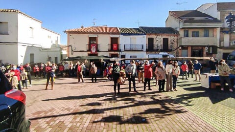 Concentraci&oacute;n ciudadana en Mestanza