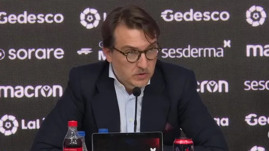 Quico Catalán en rueda de prensa Quico Catalán en rueda de prensa