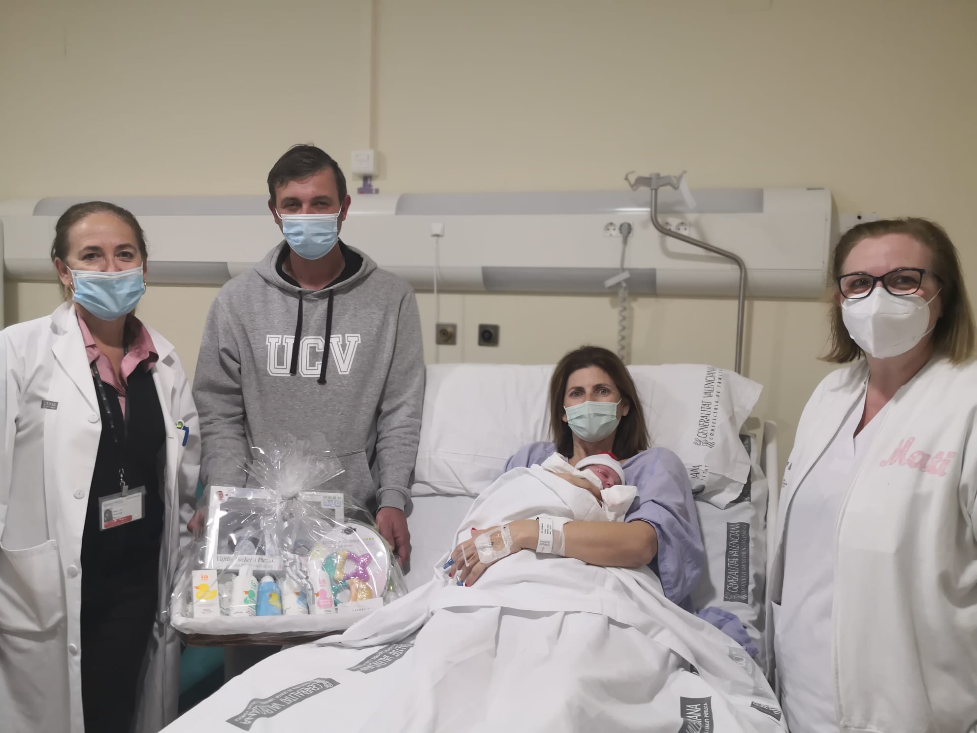 María, la primera bebé del 2022 en Sagunto se hace esperar hasta el día 3 María, la primera bebé del 2022 en Sagunto se hace esperar hasta el día 3