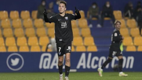 Paulino, jugador del M&aacute;laga CF