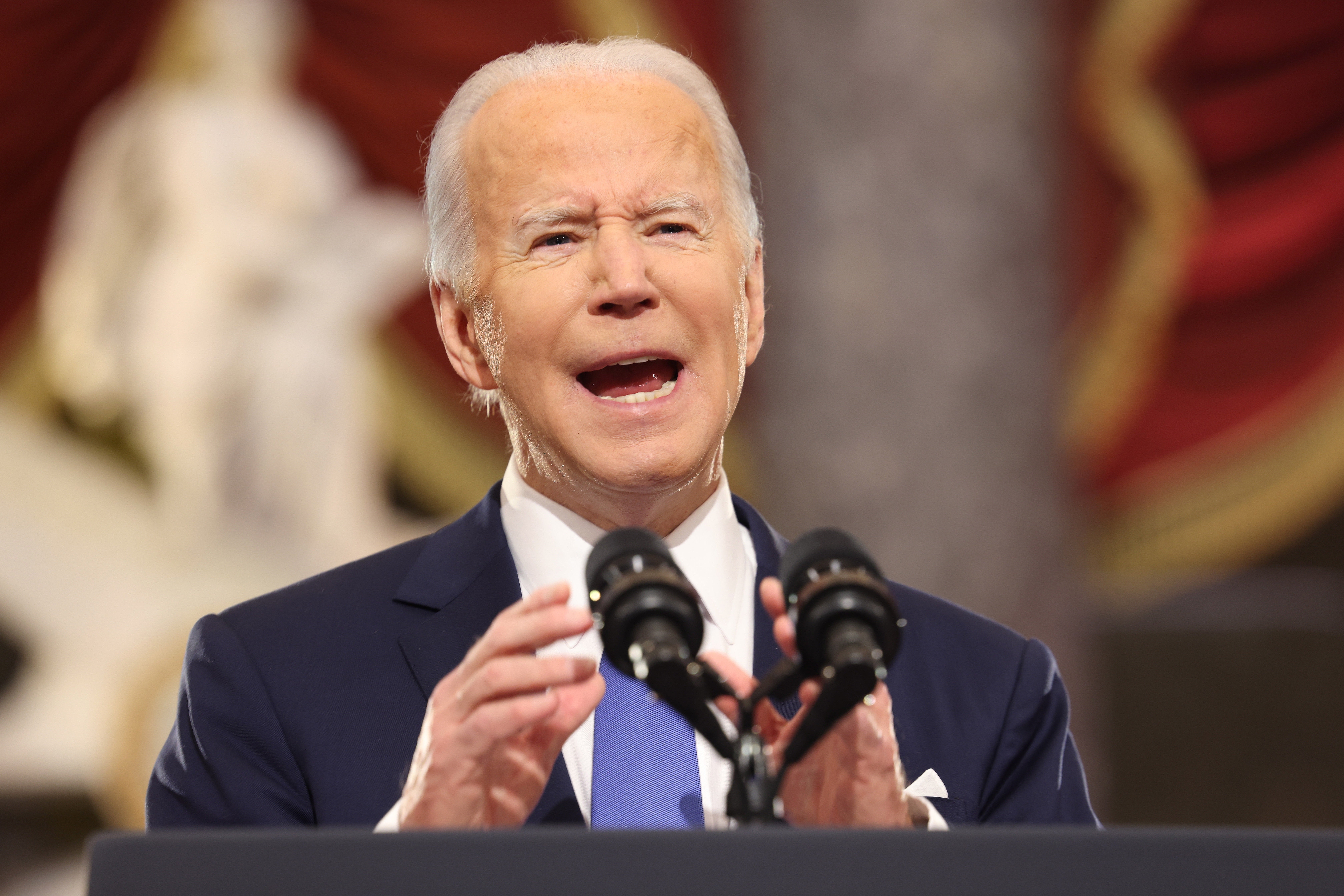 Biden señala a Trump como único responsable del asalto al Capitolio: "Su ego herido le importa más que nuestra democracia" Biden señala a Trump como único responsable del asalto al Capitolio: "Su ego herido le importa más que nuestra democracia"
