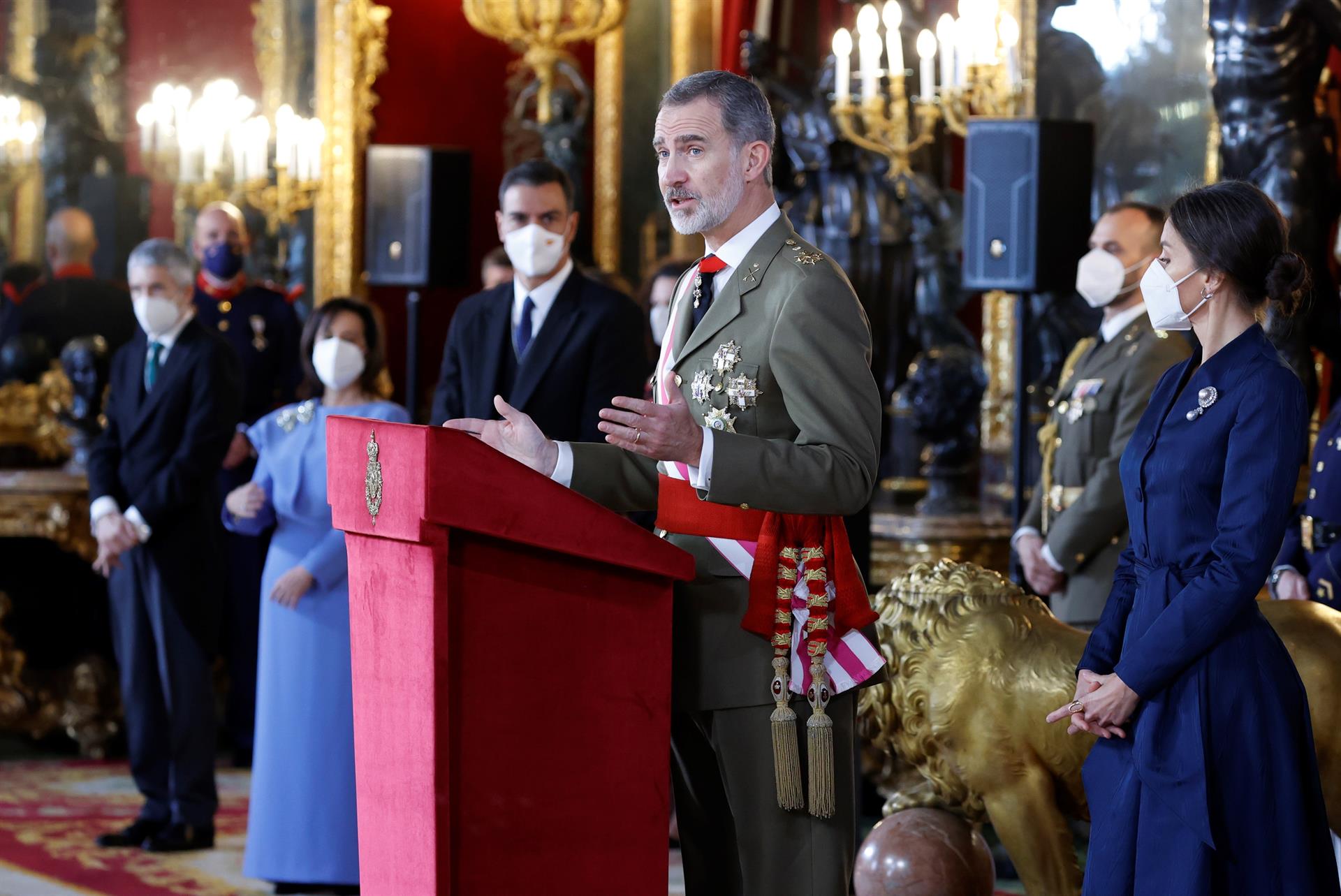 El Rey Felipe VI recuerda a las víctimas de ETA y agradece la labor de los militares en la Pascua Militar El Rey Felipe VI recuerda a las víctimas de ETA y agradece la labor de los militares en la Pascua Militar