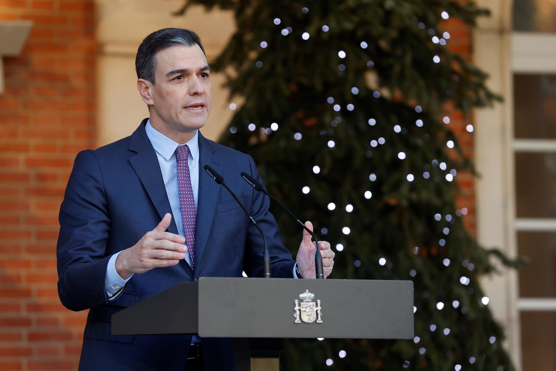 Pedro Sánchez: "Pido el apoyo de todos los grupos parlamentarios a la convalidación de la reforma laboral", Pedro Sánchez: "Pido el apoyo de todos los grupos parlamentarios a la convalidación de la reforma laboral",