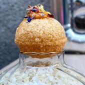 La 'risotada' la original tapa de arroz con leche de Iñaki Rodaballo