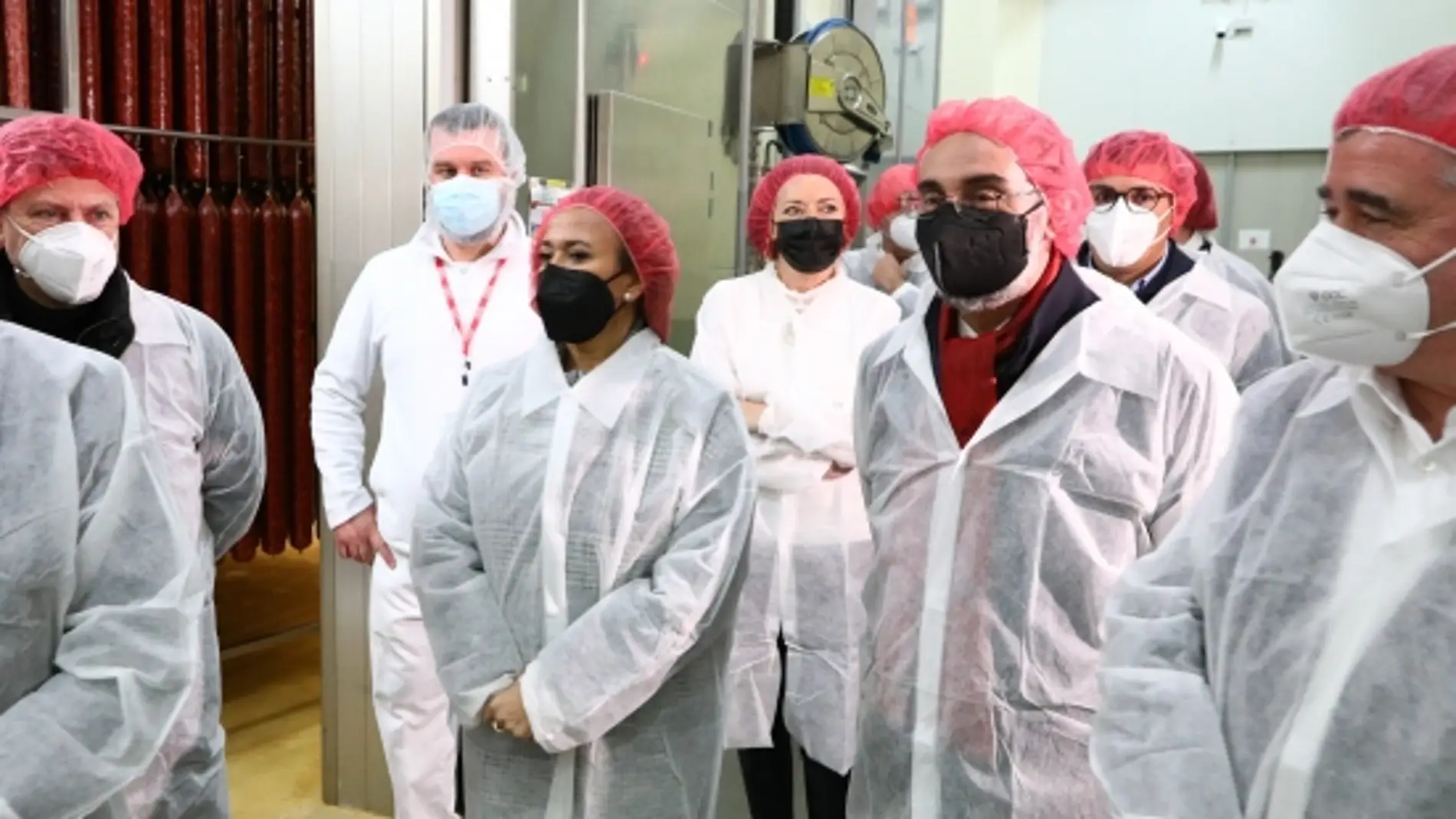 El presidente Lambán ha visitado la planta de "El Cierzo"
