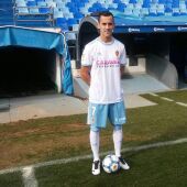 Miguel Linares cuando jugó en el Real Zaragoza