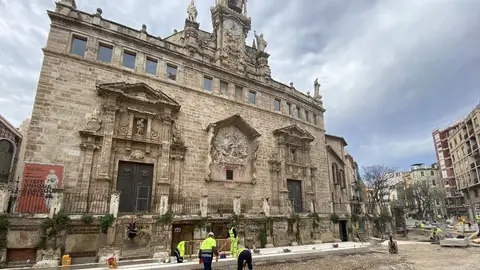 Las obras avanzan a buen ritmo. obras covetes valencia