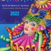 El cartel anunciador del Carnaval de Badajoz de este 2022 es el trabajo premiado de la extremeña Yolanda Cabrera Sánchez
