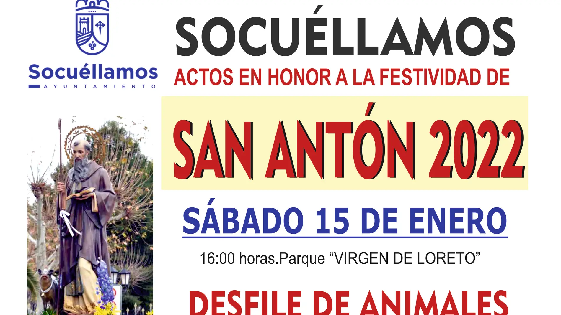Así será San Antón 2022 en Socuéllamos