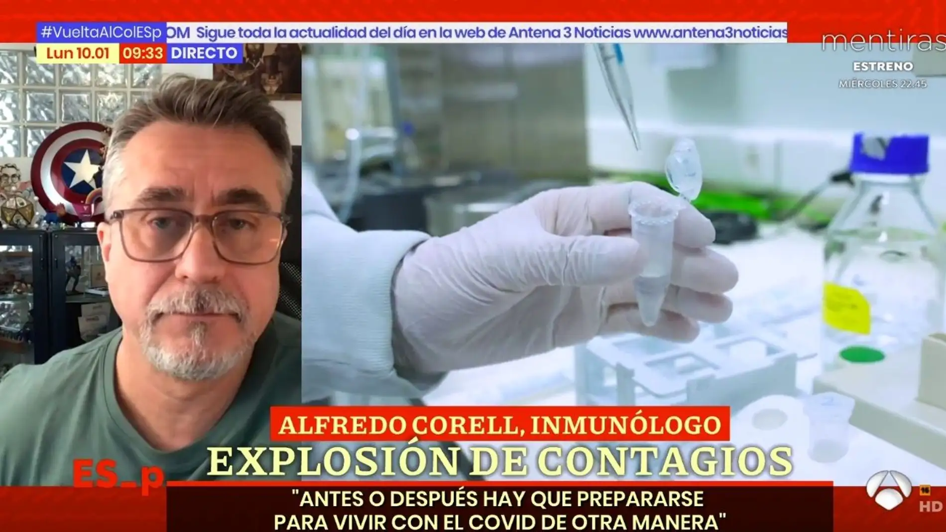El inmunólogo Alfredo Corell