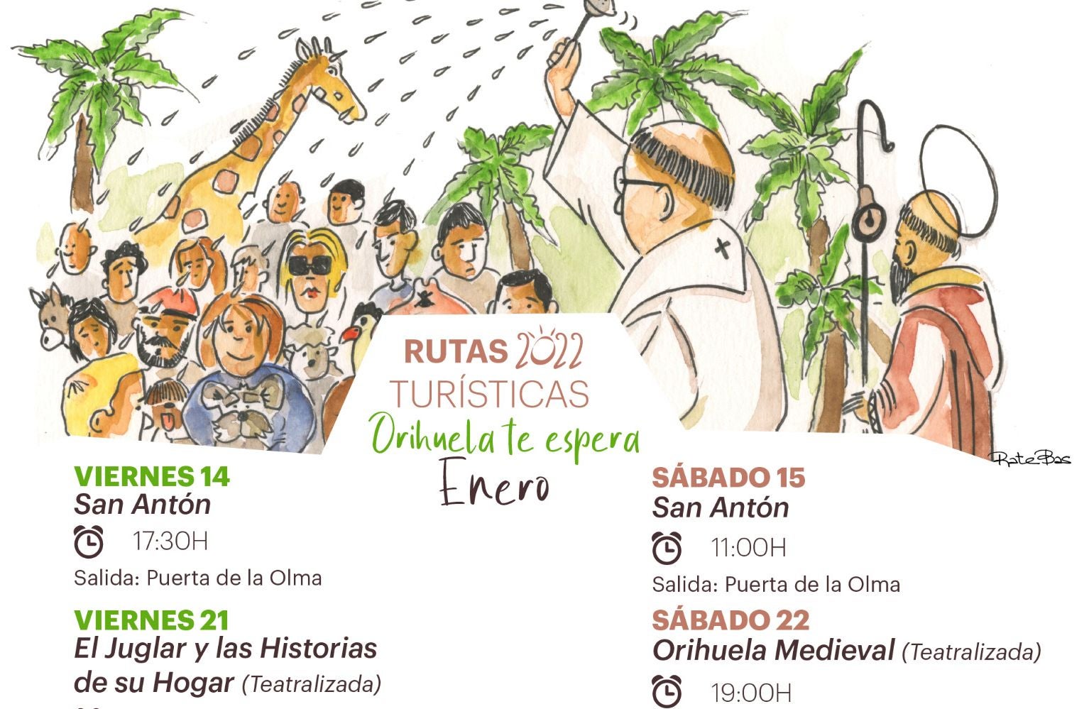 Turismo programa las rutas de enero donde no faltará San Antón y adentrarnos en el medievo Turismo programa las rutas de enero donde no faltará San Antón y adentrarnos en el medievo