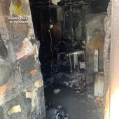 La Guardia Civil rescata a dos personas nonagenarias tras el incendio de su vivienda en Quero (Toledo)