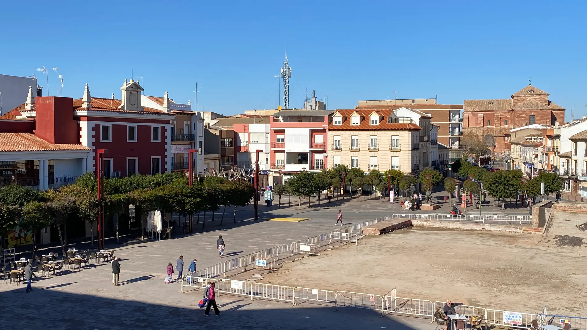 Las obras de la plaza de Alcázar se reiniciaran en breve