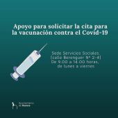 El Ayuntamiento de Huesca ayuda a tramitar citas de vacunación