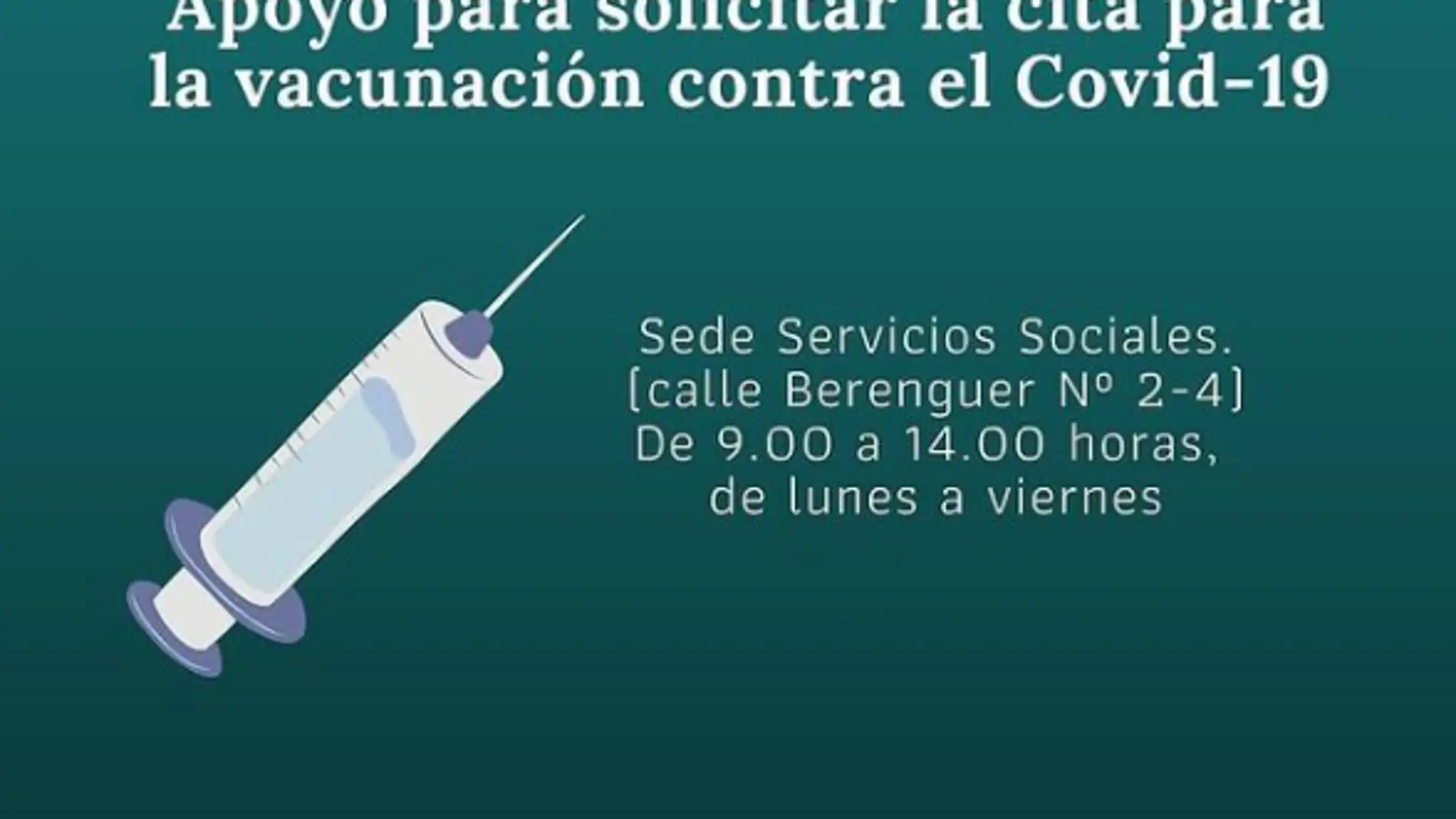 El Ayuntamiento de Huesca ayuda a tramitar citas de vacunación