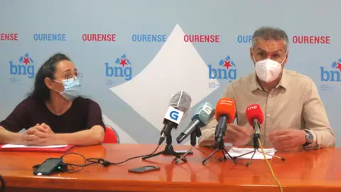 O BNG pedirá un centro de saúde para a zona histórica de Ourense Ruth Reza e Luís Seara