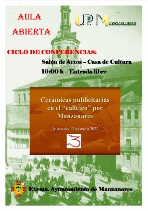 Jerónimo Romero-Nieva dará una charla esta tarde sobre cerámicas publicitarias Jerónimo Romero-Nieva dará una charla esta tarde sobre cerámicas publicitarias