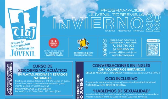 Un curso de socorrismo acuático, una nueva edición del programa JOOP y varios cursos de formación Un curso de socorrismo acuático, una nueva edición del programa JOOP y varios cursos de formación
