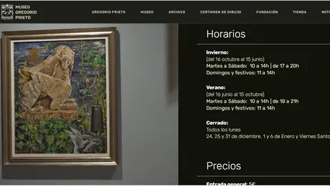 Página web del Museo Gregorio Prieto Página web del Museo Gregorio Prieto
