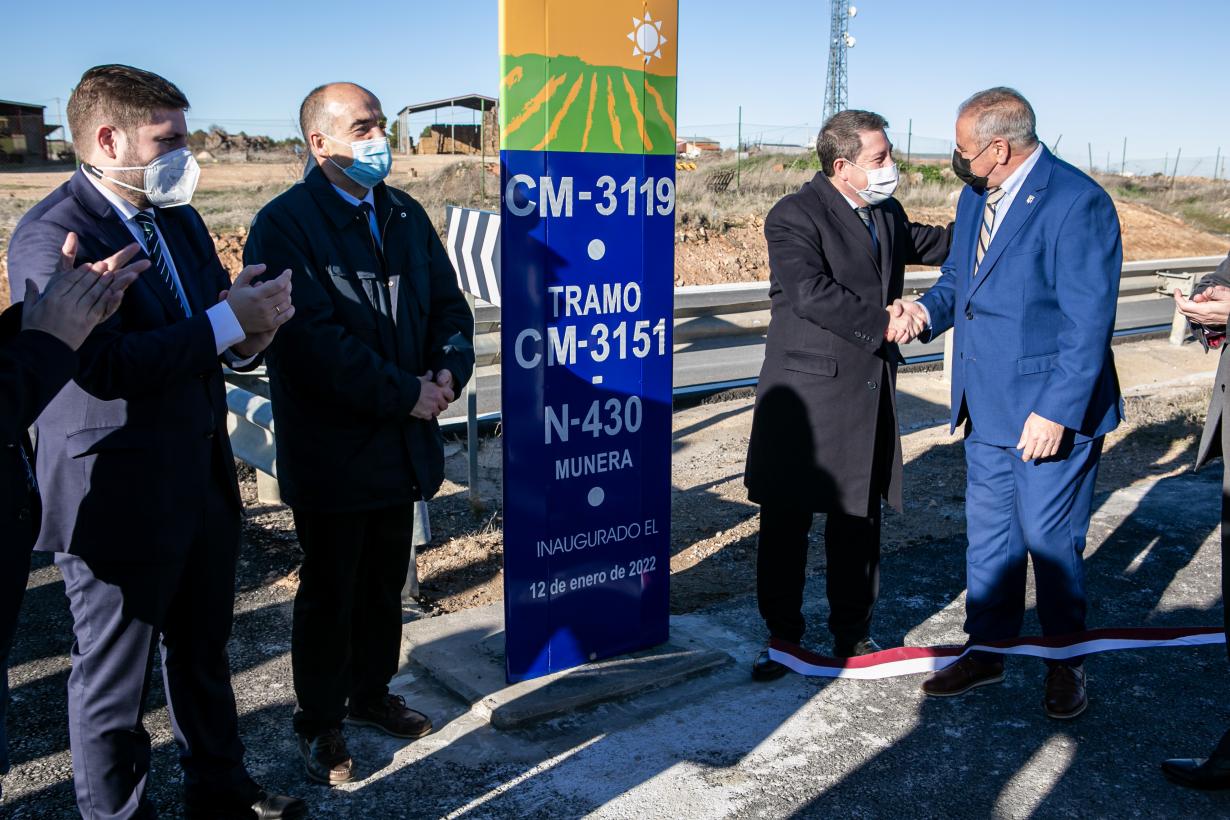 Rehabilitada la CM-3119 entre Munera y Villarrobledo Rehabilitada la CM-3119 entre Munera y Villarrobledo