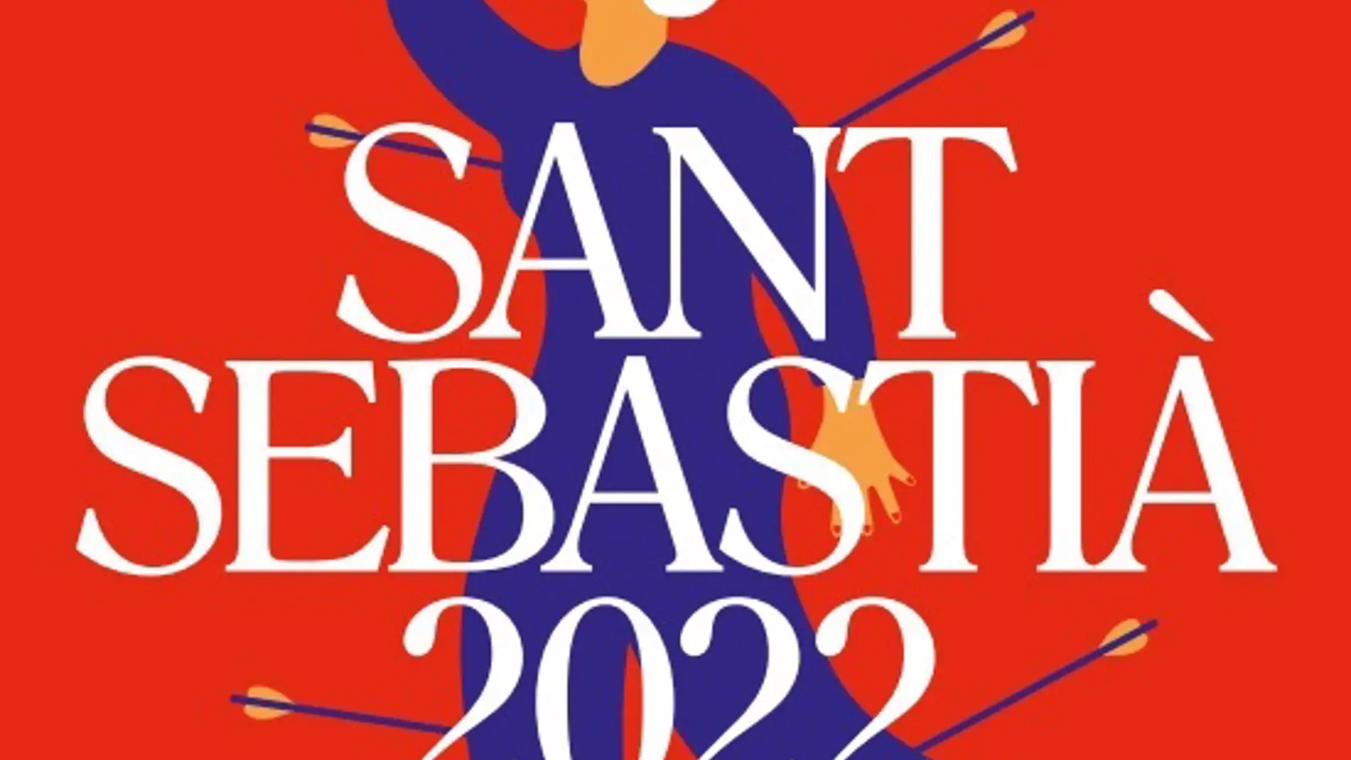 Cartel de las fiestas de Sant Sebastià de 2022.