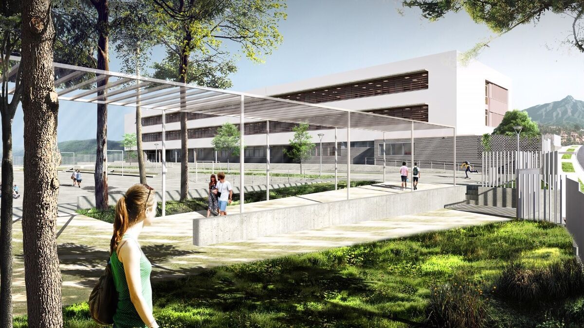 Comienza la obra del instituto de Las Chapas Comienza la obra del instituto de Las Chapas