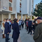 Visita del alcalde, José María Román, a una de las obras Visita del alcalde, José María Román, a una de las obras