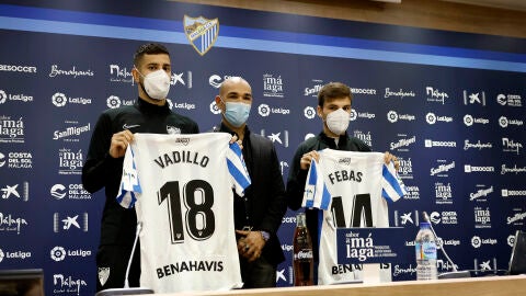 Vadillo, Gaspar y Febas, Málaga CF