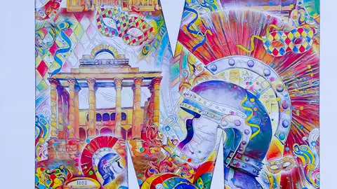 Cartel anunciador Carnaval Romano 2022 Cartel anunciador Carnaval Romano 2022
