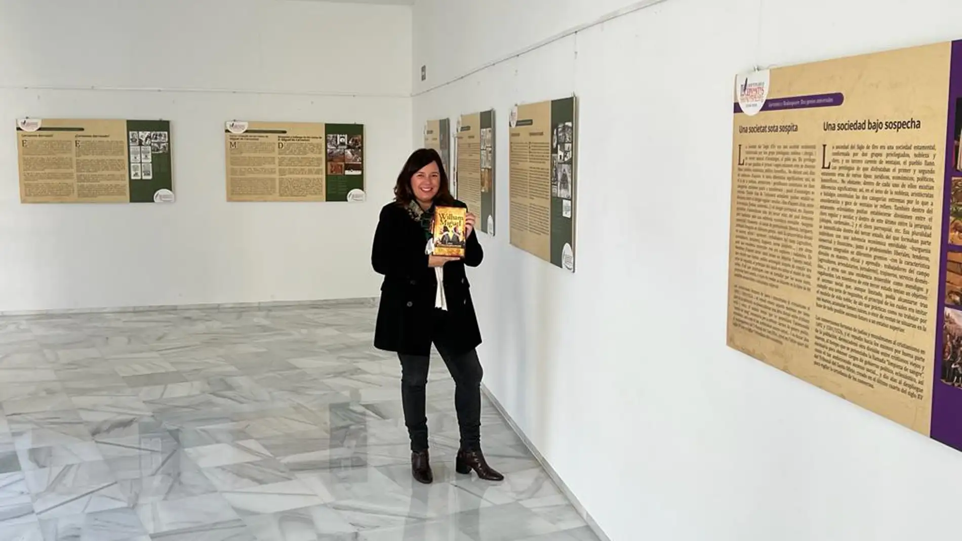 Cultura inaugura la exposición “Cervantes-Shakespeare: Dos genios universales” en la Biblioteca María Moliner   