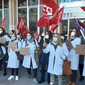 Concentración de trabajadoras en Ciudad Real Concentración de trabajadoras en Ciudad Real