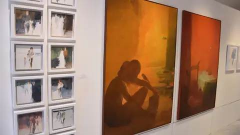 La exposición de pintura del Grupo Equilátero puede visitarse en el Museo Municipal hasta el 30 de enero La exposición de pintura del Grupo Equilátero puede visitarse en el Museo Municipal hasta el 30 de enero