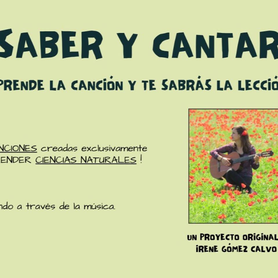 Aprende ciencias cantando con Irene Gómez Aprende ciencias cantando con Irene Gómez