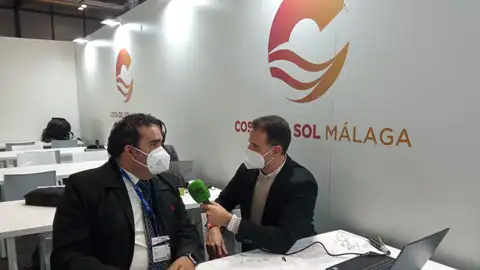 Julio Rodríguez con Cardeña en FITUR Julio Rodríguez con Cardeña en FITUR