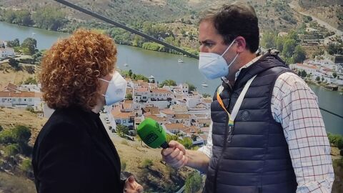 Maria Eugenia Lim&oacute;n y Rafael L&oacute;pez en Fitur 2022