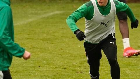 Pablo Torre, jugador del Racing de Santander
