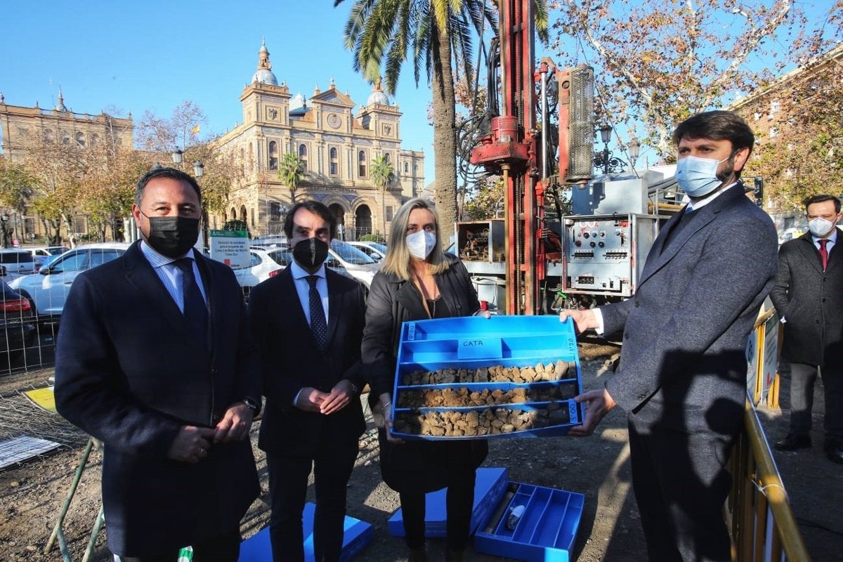 Comienzan las catas para el tramo Sur de la Línea 3 del Metro de Sevilla Comienzan las catas para el tramo Sur de la Línea 3 del Metro de Sevilla