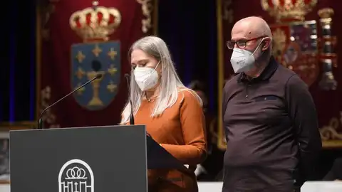 Vitoria Ogando Valcárcel e Anxo González Guerra. Premios Cidade de Pontevedra