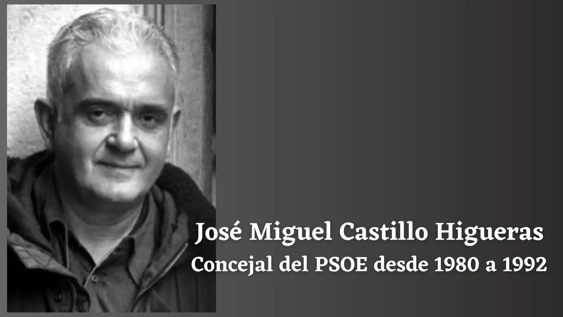 Muere José Miguel Castillo, exconcejal del PSOE, tras ser víctima de un atraco en el centro de Granada