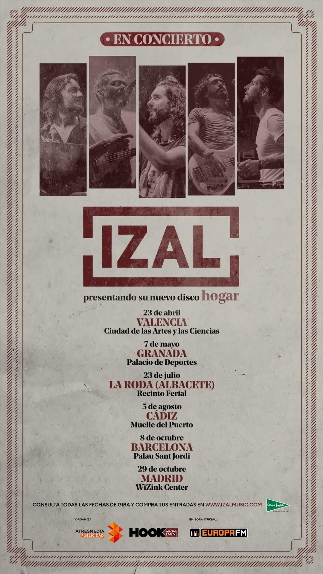 La Roda, incluida en la gira veraniega de Izal La Roda, incluida en la gira veraniega de Izal