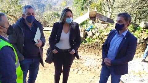 Imagen de la visita a las obras